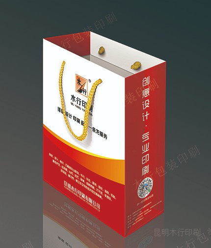 【简易手提袋用材】白卡纸手提袋印刷-摩登7